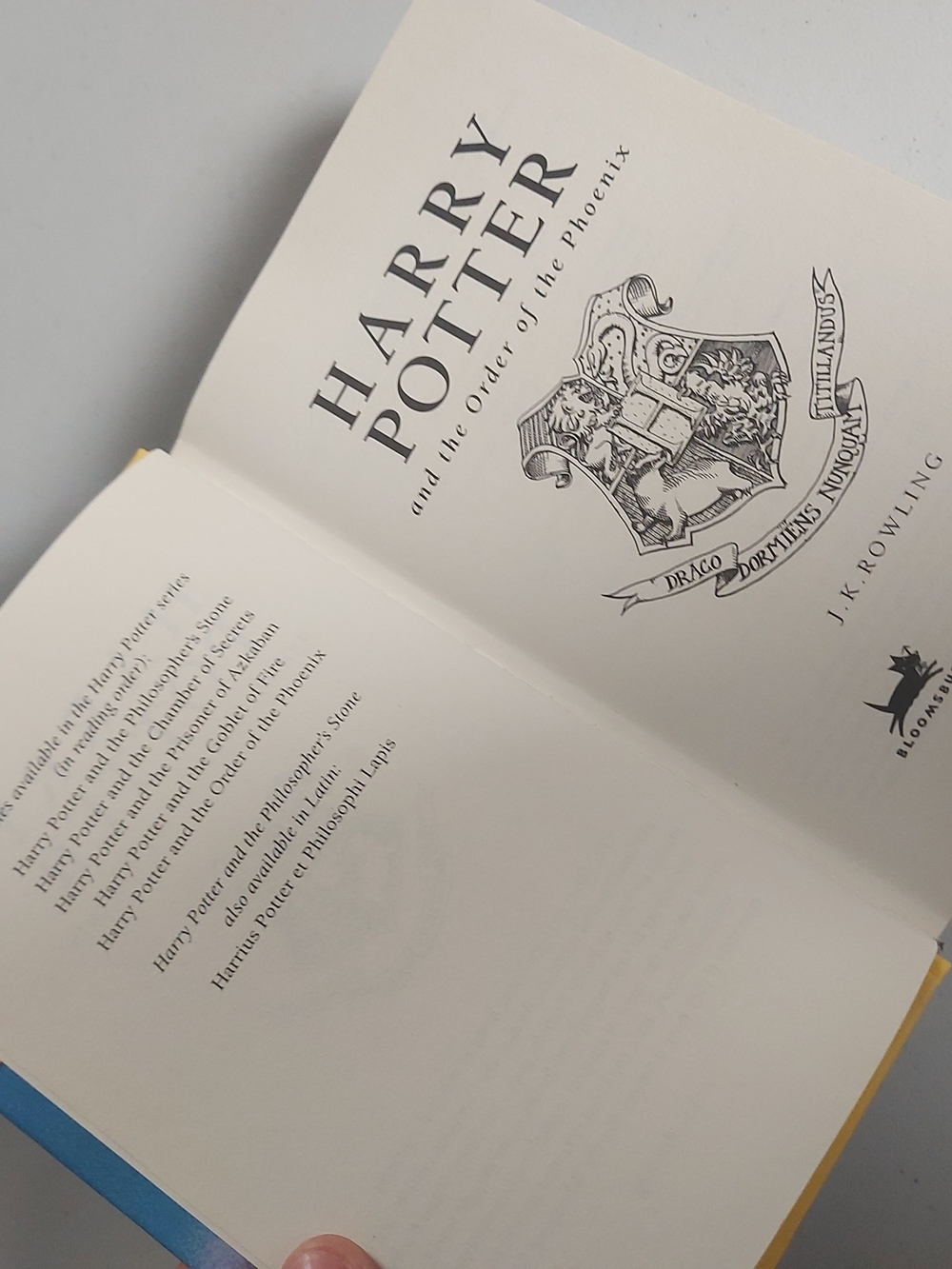 Harry Potter and the Order of the Phoenix Hardcover J.K. Rowling - Picture 8 of 10